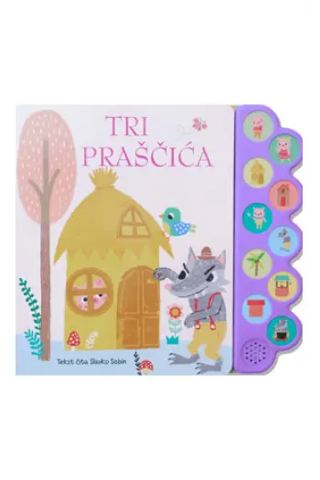 Slavko Sobin čita: Tri praščića (Slikovnica) - naslovnica