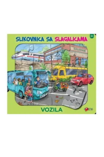 Vozila - slikovnica sa slagalicama - naslovnica