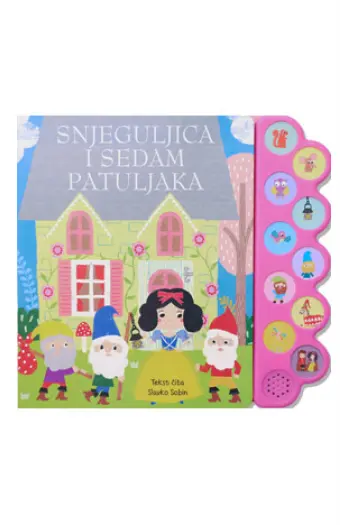 Slavko Sobin čita: Snjeguljica i sedam patuljaka (Slikovnica) - naslovnica