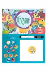 Pronađi! Nacrtaj! Poslušaj!: Dinosauri (Slikovnica) - naslovnica