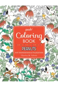 Posh Adult Coloring Book: Peanuts - naslovnica