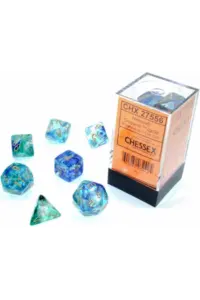 Chessex - Nebula Oceanic Gold Polyhedral 7-Die Set - slika proizvoda