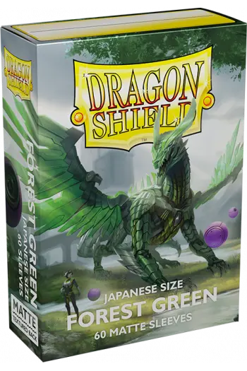 DS - Japanese Sleeves: Forest Green [Matte] (60 Sleeves) - slika proizvoda
