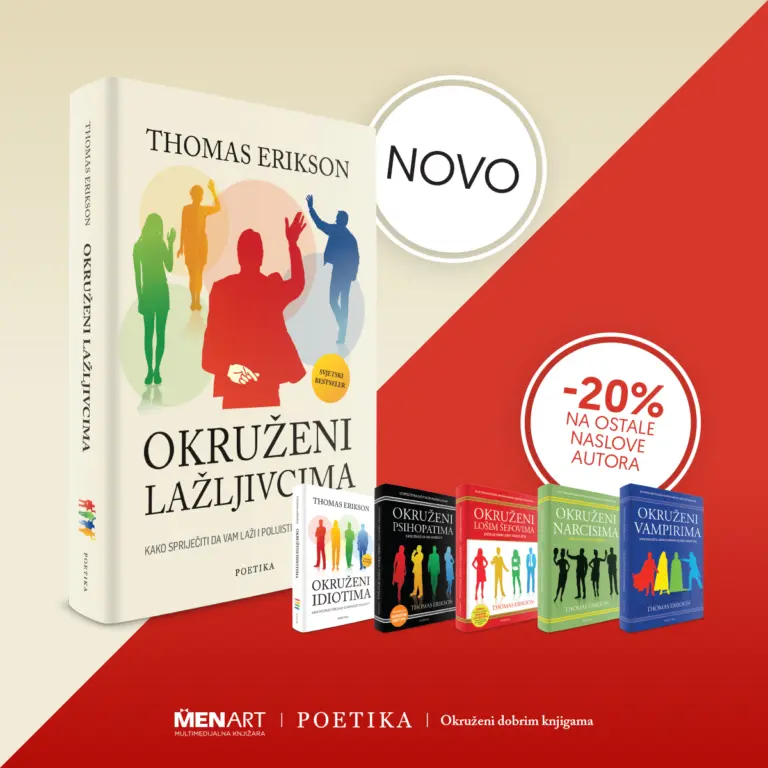 Thomas Erikson: nova knjiga „Okruženi lažljivcima” i 20 % popusta na odabrane naslove