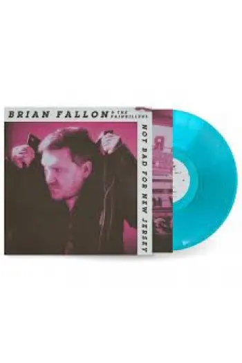 Brian Fallon, The Painkillers - Not Bad For New Jersey Bearchside Blue Vinyl LP - omot