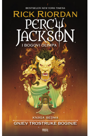 Percy Jackson i bogovi Olimpa: Gnjev trostruke boginje - naslovnica