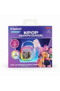 OTL - KPOP Demon Hunters Popsing Led Light Up Wireless Karaoke Speaker With Microphone (Purple) - slika proizvoda