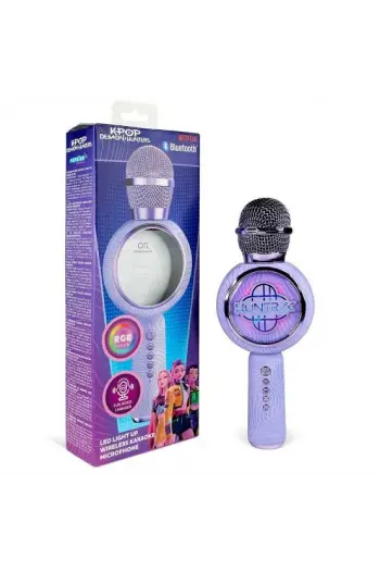 OTL - Popsing Led Light Up Wireless Karaoke Microphone KPOP Demon Hunters (Purple) - slika proizvoda