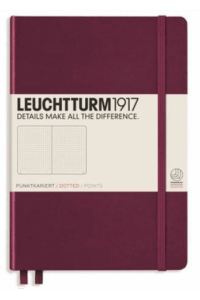 Leuchtturm1917 Bilježnica A5 M Točkice – Port Red - slika proizvoda