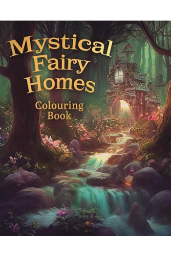Mystical Fairy Homes Colouring - naslovnica
