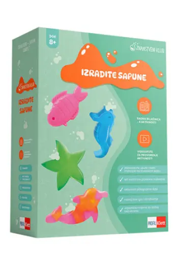 Edukativno-zabavni komplet: Izradite sapune - naslovnica