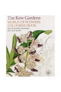 The Kew Gardens World of Flowers Colouring Book - naslovnica