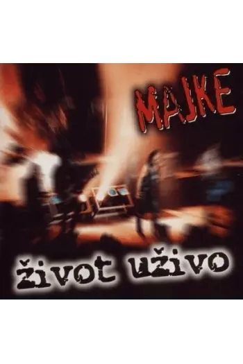 Majke - Život uživo CD - omot