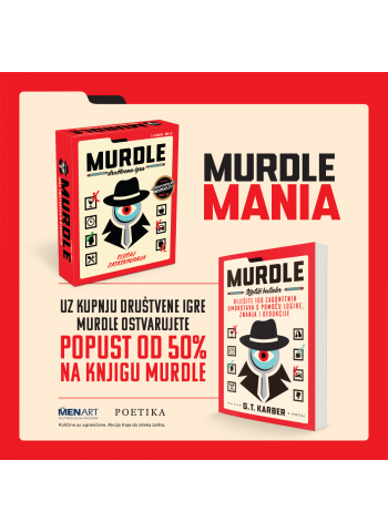 PROMO Murdle društvena igra i Murdle knjiga