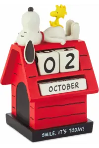 Snoopy Doghouse 3D Perpetual Calendar - slika proizvoda
