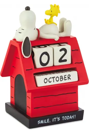 Snoopy Doghouse 3D Perpetual Calendar - slika proizvoda